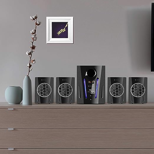 Zebronics ZEB-BT2750RUF Made in India Wireless Bluetooth Multimedia Speaker With Supporting USB, AUX, FM & Remote Control. (60 Watt, 4.1 Channel) Zebronics ZEB-BT2750RUF Made in India Wireless Bluetooth Multimedia Speaker With Supporting USB, AUX, FM & Remote Control. (60 Watt, 4.1 Channel)